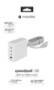 Mophie Speedport 120 4-Port GaN Ladegerät (120 W), weiß