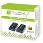 TECHLY HDMI Extender/Splitter ueber IP Verlaengerung der HDMI Verbindung durch Einsatz eines Cat.6/7