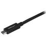 StarTech.com USB-C to USB-C Cable - M/M - 0.5 m - USB 3.1 (10Gbps) - 0.5 m - USB C - USB C - USB 3.2 Gen 2 (3.1 Gen 2) - 10000 Mbit/s - Black