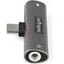 STARTECH.COM USB-C Audio und Ladeadapter - USB-C Audio Adapter - 3,5mm TRRS-Kopfhörer Adapter und 60