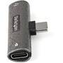 STARTECH.COM USB-C Audio und Ladeadapter - USB-C Audio Adapter - 3,5mm TRRS-Kopfhörer Adapter und 60