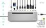 I-TEC USB-C Metal Ergonomic 4K 3x Display Docking Station with PD 100 W + i-tec Universal Charger 10
