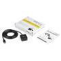 StarTech.com 1 Port FTDI USB to Serial RS232 Adapter Cable with COM Retention - DB-9 - USB 2.0 A - 0.2 m - Black