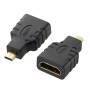 Techly IADAP-HDMI-MD - Micro HDMI D - HDMI - Black