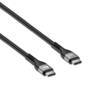 MANHATTAN USB2.0 USB-C Kabel Stecker/Stecker 240W 2m schwarz (356367)