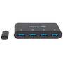 MANHATTAN USB 3.1 Gen1 TypC-Hub 4 USB A-Ports Strom über USB (162746)