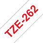 Brother Laminated tape 36mm - Red on white - TZe - Thermal transfer - Brother - PT-9600 - PT-9700PC - PT-9800PCN - 3.6 cm
