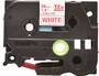 Brother Laminated tape 36mm - Red on white - TZe - Thermal transfer - Brother - PT-9600 - PT-9700PC - PT-9800PCN - 3.6 cm