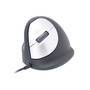 R-GO Tools R-Go Maus HE ergonomisch links  USB       mittel  schw./silb retail (RGOHELE)