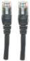 Intellinet Network Patch Cable - Cat6 - 1.5m - Black - CCA - U/UTP - PVC - RJ45 - Gold Plated Contacts - Snagless - Booted - Polybag - 1.5 m - Cat6 - U/UTP (UTP) - RJ-45 - RJ-45 - Black