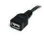 StarTech.com 3 ft Black USB 2.0 Extension Cable A to A - M/F - 0.91 m - USB A - USB A - Male/Female - 480 Mbit/s - Black