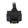 StarTech.com 2m Micro HDMI to DVI-D Cable - M/M - 2 m - Micro-HDMI - DVI-D - Gold - Black - Polyvinyl chloride (PVC)