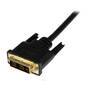 StarTech.com 2m Micro HDMI to DVI-D Cable - M/M - 2 m - Micro-HDMI - DVI-D - Gold - Black - Polyvinyl chloride (PVC)