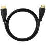 Techly ICOC-HDMI2-4-060 - 2 m - HDMI Type A (Standard) - HDMI Type A (Standard) - 4096 x 2160 pixels - 3D - Black