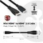 Club 3D Club3D Kabel   Mini-HDMI > HDMI 2.0 1m 4K@60Hz      St/St retail (CAC-1350)