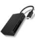 ICY BOX IB-CR401-C3 - CF - MicroSD (TransFlash) - MicroSDHC - MicroSDXC - SD - SDHC - SDXC - Black - Aluminium - Plastic - USB 3.2 Gen 1 (3.1 Gen 1) Type-C - USB - 49 mm