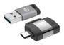 MANHATTAN 2er Set USB-C auf USB-A & USB-A auf USB-C-Adapter (356329)