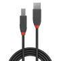 LINDY USB 2.0 Kabel Typ A/B Anthra Line M/M 1m (36672)