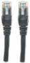 Intellinet Network Patch Cable - Cat6 - 2m - Black - CCA - U/UTP - PVC - RJ45 - Gold Plated Contacts - Snagless - Booted - Polybag - 2 m - Cat6 - U/UTP (UTP) - RJ-45 - RJ-45 - Black