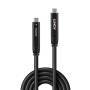 LINDY 10m USB 3.2 Gen 1 & DP 1.4 Typ C Hybrid Cable (43333)