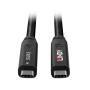 LINDY 10m USB 3.2 Gen 1 & DP 1.4 Typ C Hybrid Cable (43333)