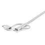 StarTech.com 1 m (3 f.t) USB Multi Charging Cable - USB to Micro-USB or USB-C or Lightning for iPhone / iPad / iPod / Android - Apple MFi Certified - 3 in 1 USB Charger - Braided - 1 m - USB A - Micro-USB B - USB 2.0 - 480 Mbit/s - Silver