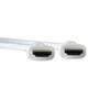 Techly HDMI High Speed Kabel mit Ethernet, M/M, 0.5m, weiß (ICOC-HDMI-4-005NWT)