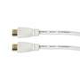 Techly HDMI High Speed Kabel mit Ethernet, M/M, 0.5m, weiß (ICOC-HDMI-4-005NWT)
