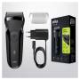 Braun Series 3 300BT - Rotation shaver - 1 mm - Black,Green - Battery - Nickel-Metal Hydride (NiMH) - Built-in battery