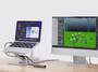 Conceptronic DONN27G Dockingstation + Notebbokständer Datenverteiler/Umschalter