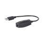 MANHATTAN USB-Extender USB 1.1  bis 60m             schwarz retail (179300)
