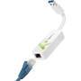 Techly IDATA USB-ETGIGA-3A - Wired - USB - Ethernet - 5000 Mbit/s - White