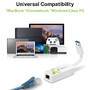 Techly IDATA USB-ETGIGA-3A - Wired - USB - Ethernet - 5000 Mbit/s - White