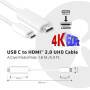 Club 3D Club3D Kabel   USB 3.1 Typ C > HDMI 2.0 UHD 1,8m aktiv St/St retail (CAC-1514)