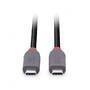LINDY 2.0m USB4 240W Typ C Kabel, 40Gbit/s, Anthra Line (36958)