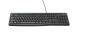 Logitech K120 Corded Keyboard - Full-size (100%) - Wired - USB - QWERTY - Black