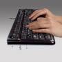 Logitech K120 Corded Keyboard - Full-size (100%) - Wired - USB - QWERTY - Black
