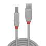LINDY USB 2.0 Kabel Typ A/B Anthra Line M/M 3m grau (36684)