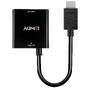 Lindy HDMI to VGA Converter - 0.1 m - HDMI Type A (Standard) - VGA (D-Sub) - Male - Female - Straight