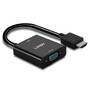 Lindy HDMI to VGA Converter - 0.1 m - HDMI Type A (Standard) - VGA (D-Sub) - Male - Female - Straight