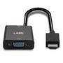 Lindy HDMI to VGA Converter - 0.1 m - HDMI Type A (Standard) - VGA (D-Sub) - Male - Female - Straight
