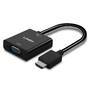 Lindy HDMI to VGA Converter - 0.1 m - HDMI Type A (Standard) - VGA (D-Sub) - Male - Female - Straight