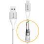 Alogic USB 2.0 Datenkabel Typ C -A M/M 3A 480 Mbps 0,3m, sil (ULCA2030-SLV)