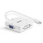 LINDY Mini-DP 1.2 an HDMI 4K30/DVI/VGA Adapter. Mini-DisplayPort Stecker/3x Buchse (41035)