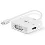 LINDY Mini-DP 1.2 an HDMI 4K30/DVI/VGA Adapter. Mini-DisplayPort Stecker/3x Buchse (41035)