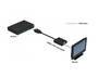 Techly IDATA-HDMI-VGA2 - VGA (D-Sub) - Male - Female - Straight - Straight - Black