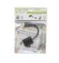 Techly IDATA-HDMI-VGA2 - VGA (D-Sub) - Male - Female - Straight - Straight - Black