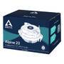 Arctic Alpine 23 - Compact AMD CPU-Cooler - Air cooler - 9 cm - 100 RPM - 2000 RPM - 0.3 sone - Aluminium - Black