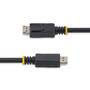 STARTECH.COM 2m Certified DisplayPort 1.2 Cable with Latches M/M - DisplayPort 4k with HBR2 support 