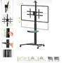 TECHLY TV Trolley für LCD LED TV 37-70Zoll 93-177cm schwarz mit Ablage (ICA-TR46)